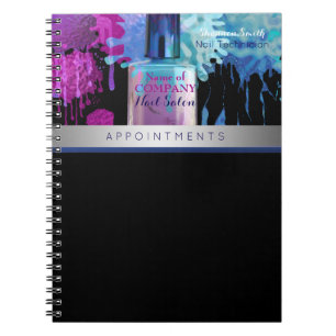 Carnet Clouez la conception colorée d'éclaboussure de