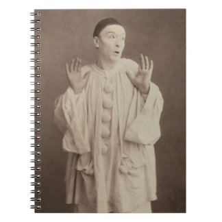 Carnet Clown Pierrot vintage