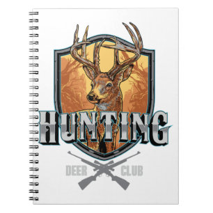 Carnet club de chasseurs de cerfs