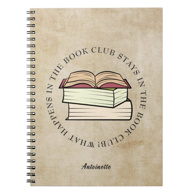 Carnet Club de livres (Devant)