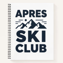 Club de ski après Logo Montagne - Hiver personnali