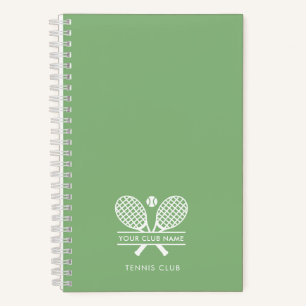 Carnet Club de Tennis Moderne Nom Équipe Entraîneur Toute