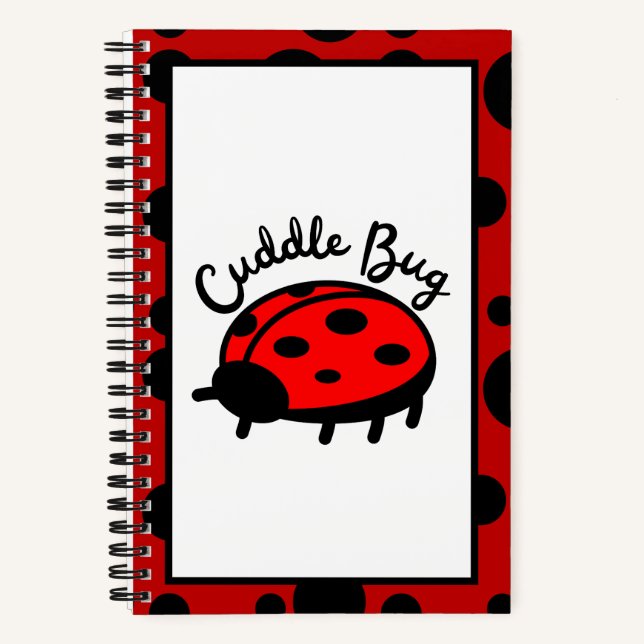 Carnet Coccinelle Câline | Design Mignon et Douillet (Recto)