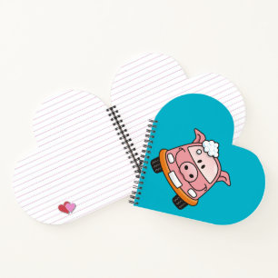 Carnet Cochon de lavage de voiture