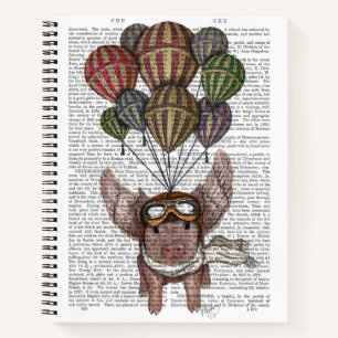 Carnet Cochon en flammes