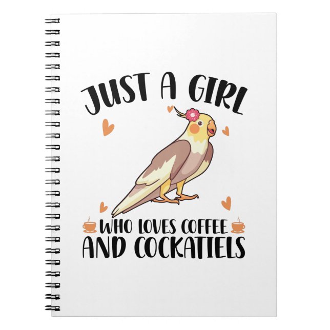 Carnet Cockatiel | Pet Bird Birds Cockatiels (Devant)