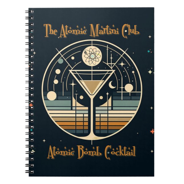 Carnet Cocktail bombe atomique du Martini Club (Devant)