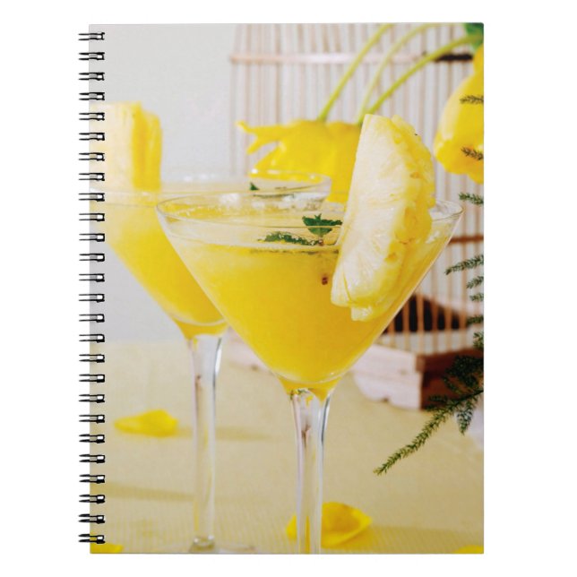 Carnet Cocktail d'ananas et de gingembre Fresca (Devant)