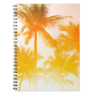 Carnet Cocotiers verts
