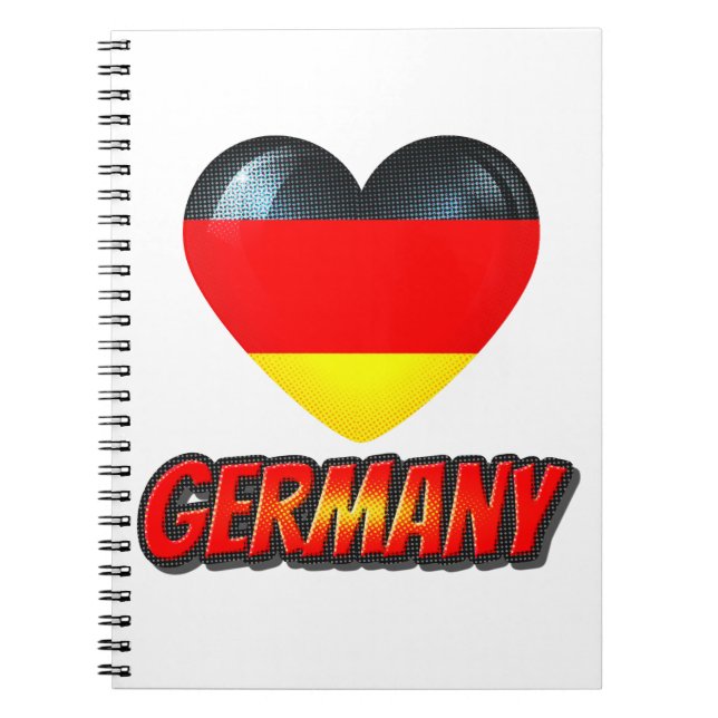 Carnet Coeur Allemagne (Devant)