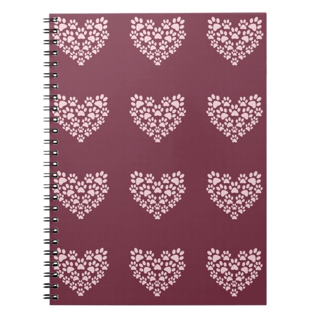 Carnet Coeur d'empreinte (Devant)