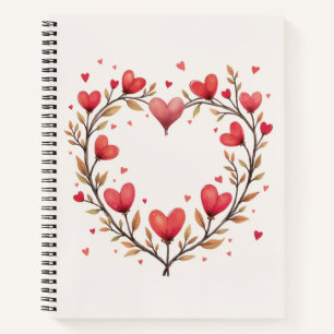 Carnet coeur et amour