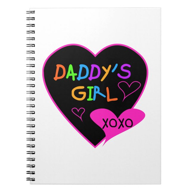 Carnet Coeur papa's Girl T Shirts and Gifts (Devant)