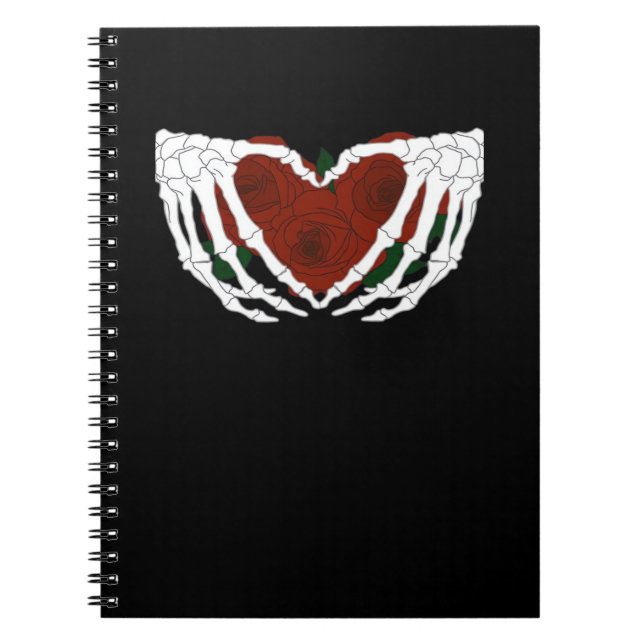 Carnet Coeur squelettique (Devant)