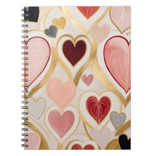 Carnet Coeurs d'amour