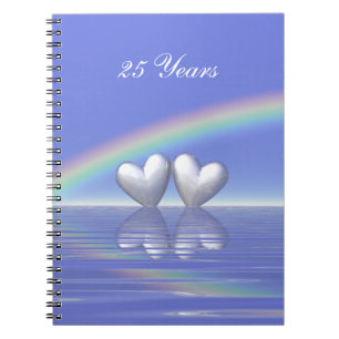 Carnet Coeurs d'argent du 25e anniversaire