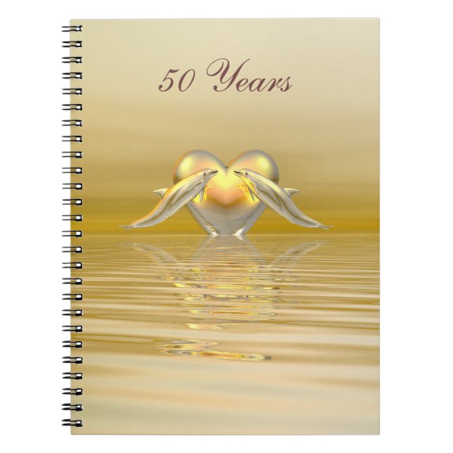 Carnet Coeurs d'or (Devant)