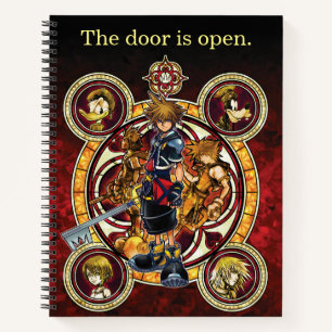 Carnet Coeurs du Royaume II Gold Stainted Verre Key Art