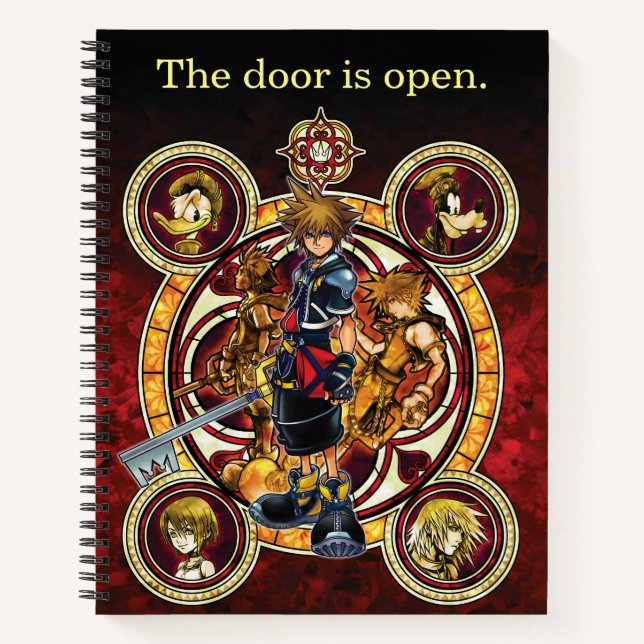 Carnet Coeurs du Royaume II | Gold Stainted Verre Key Art (Devant)