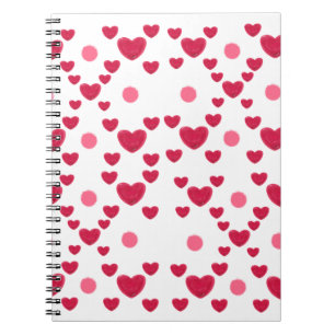 Carnet Cœurs en gelée 3D personnalisés & motif mignon à p