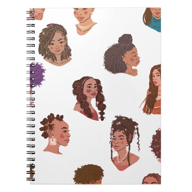 Carnet Coiffures de filles noires (Devant)