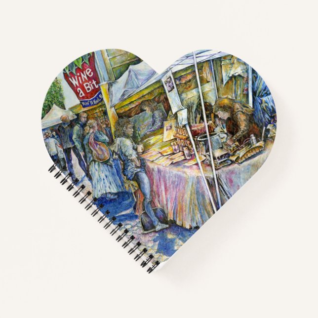 Carnet Coin de Flying Pig Farm et Wine a Bit. (Devant)