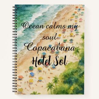 Carnet Cojín Playero Personalizable Copacabana Hotel Sol