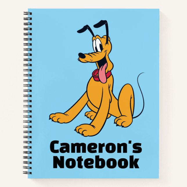 Carnet Col Pluto Rouge Classique (Devant)