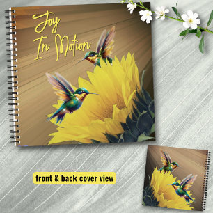 Carnet Colibri Art & Tournesol Photographie Mix