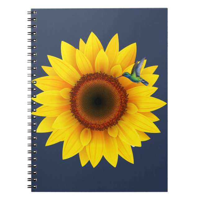 Carnet Colibri et tournesol (Devant)
