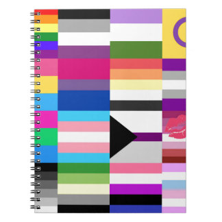 Carnet Collage de drapeau de fierté de LGBT