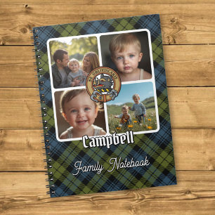 Carnet Collage de photos de la famille Campbell