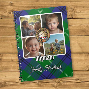 Carnet Collage de photos de la famille Oliphant