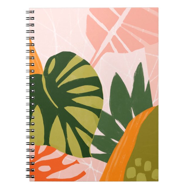 Carnet Collage Jungle I (Devant)