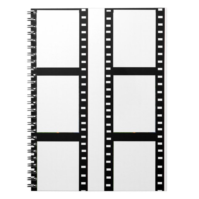 Carnet Collage photo de "bande de film" (Devant)