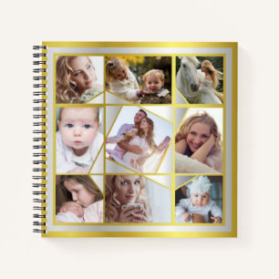 Carnet Collage Photo Famille 18 Instagram Pic Gold Silver