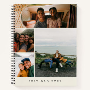 Carnet Collage photo personnalisé pour le meilleur papa
