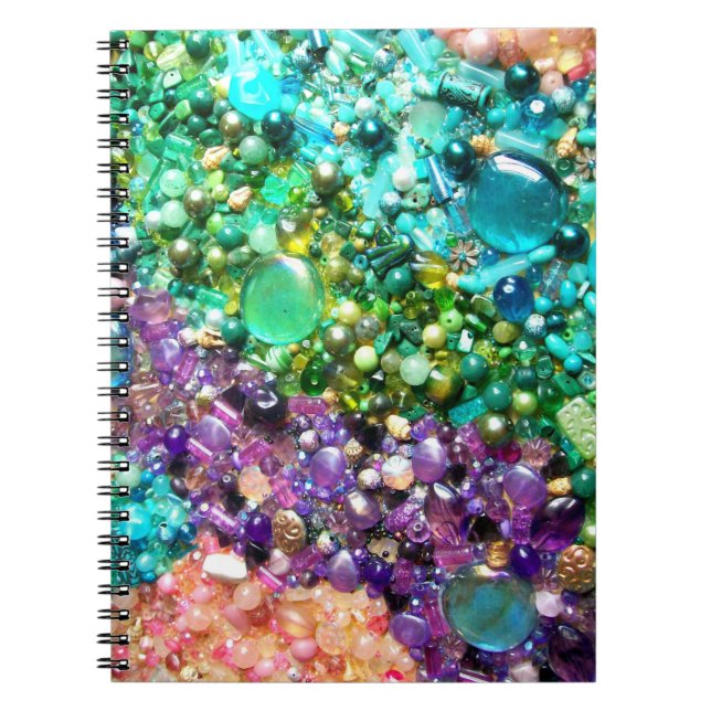 Carnet Collection de perles colorées (Devant)