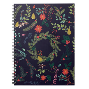 Carnet Collection de style Vintage main tiré Noël H
