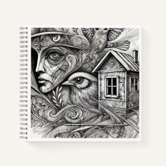 Carnet "Collection de surréalisme monochrome" 2