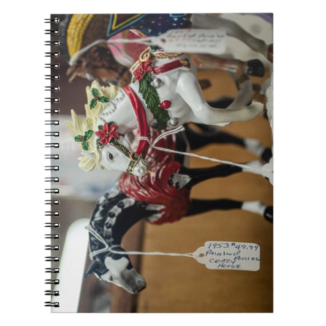 Carnet Collection ornementale de chevaux de carrousel (Devant)