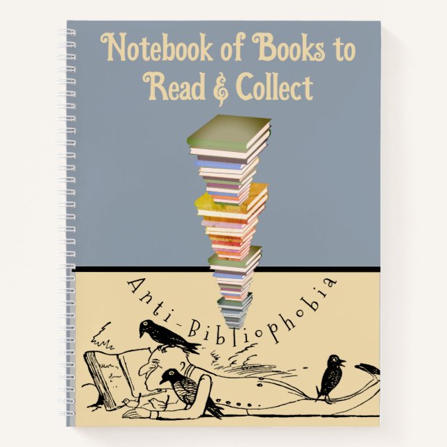 Carnet Collections Livres Titres Lire | (Devant)