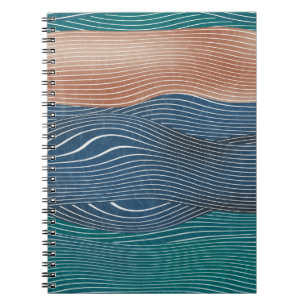 Carnet Collines naturelles : motif sans soudure.