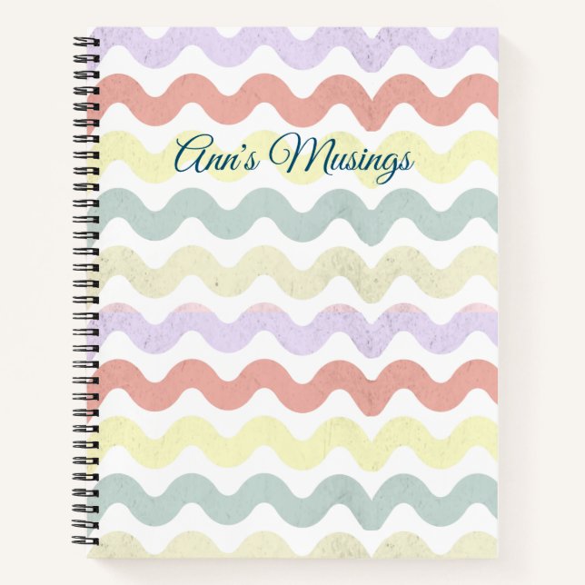 Carnet Color Waves (Devant)