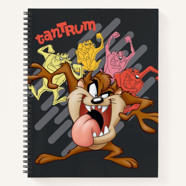 Carnet Colorant TAZ™ "Tantrum" (Devant)