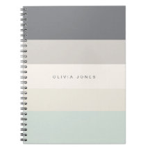 Colorblock Horizontale Gris et Beige Monogramme