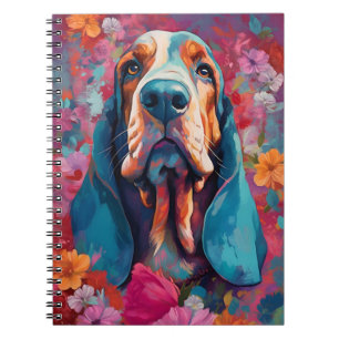 Carnet Coloré Basset Hound