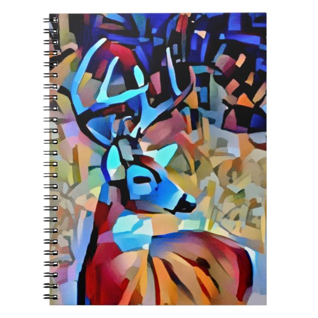 Carnet coloré du Buck Deer Art Journal (Devant)