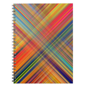 Carnet Coloré Kriss Kross Motif Plaid