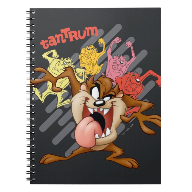 Carnet Coloré "Tantrum" TAZ™ (Devant)